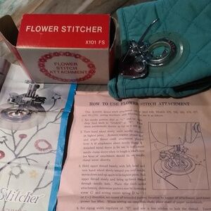 Janome flower stitch attachment
